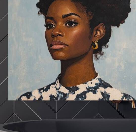 Contemplative Gaze 9H2N3Z 65 by Abstract Rebellion