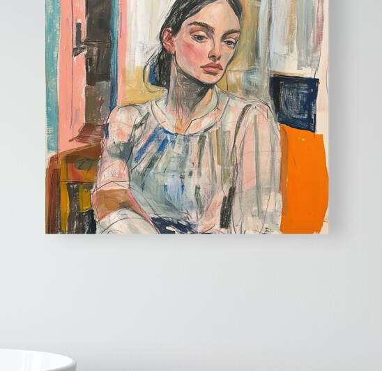 Contemplative Gaze 9H2N3Z 45 by Abstract Rebellion