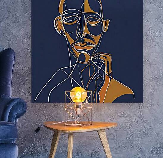 Contemplative Gaze H92N3B 55 by Abstract Rebellion