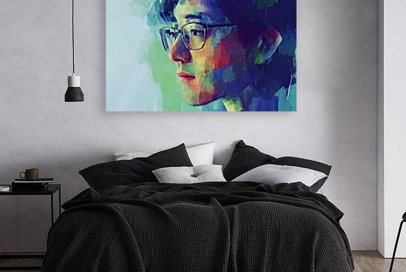 Contemplative Gaze J9P2H3 58 by Abstract Rebellion