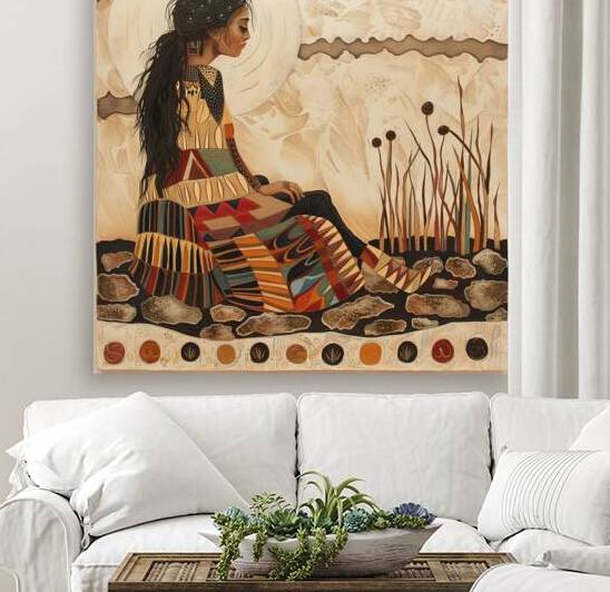 Contemplative Muse 7892B4 47 by Abstract Rebellion