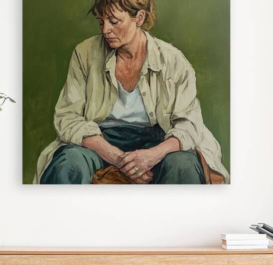 Contemplative Pose 789NKM 58 by Abstract Rebellion