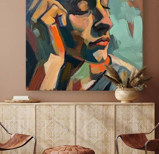 Contemplative Pose 7P3H9N 48 by Abstract Rebellion