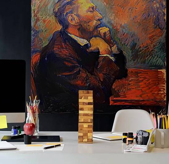 Contemplative Pose 92HJ5D 55 by Abstract Rebellion