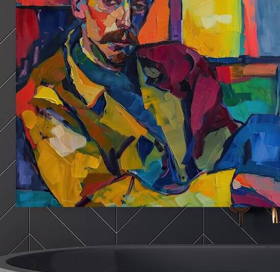Contemplative Pose 9P3H7N 60 by Abstract Rebellion