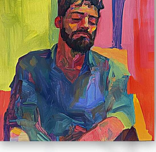 Contemplative Pose H92J3N 58 by Abstract Rebellion