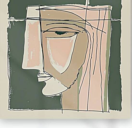 Contemplative Visage H2N3P9 56 by Abstract Rebellion