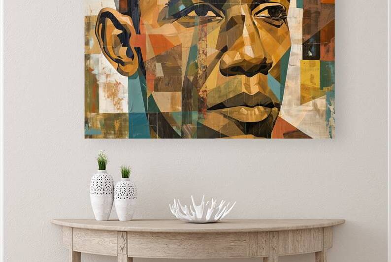 Contemplative Visage H2N9P2 60 by Abstract Rebellion