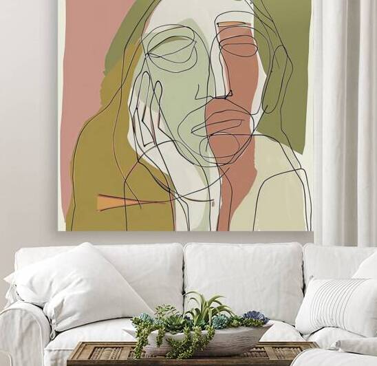 Contemplative Visage H3N5B9 55 by Abstract Rebellion