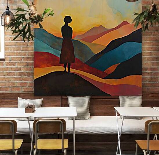 Contemplative Sunset 89234B 45 by Abstract Rebellion