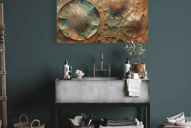 Copper Lotus Dream 5H9N2Z 65 by Abstract Rebellion