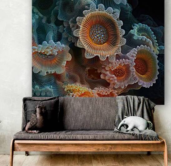 Coral Bloom Abyss H2N9P4 62 by Abstract Rebellion