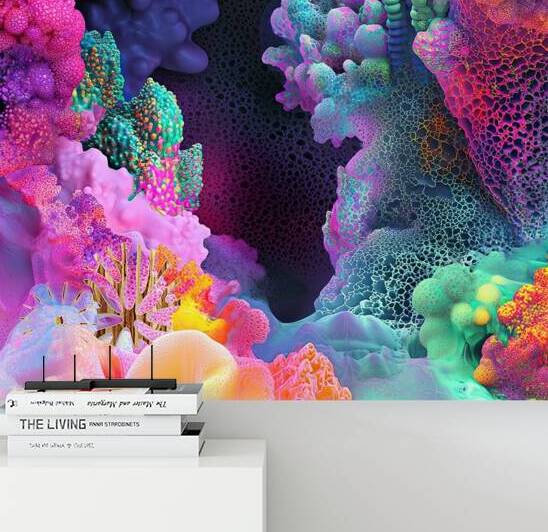 Coral Bloom Fantasy H9P4N2 62 by Abstract Rebellion