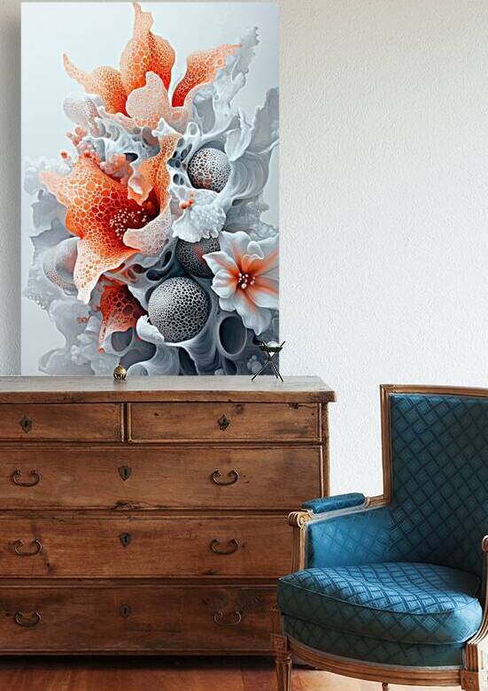 Coral Bloom Genesis J5H9N2 62 by Abstract Rebellion