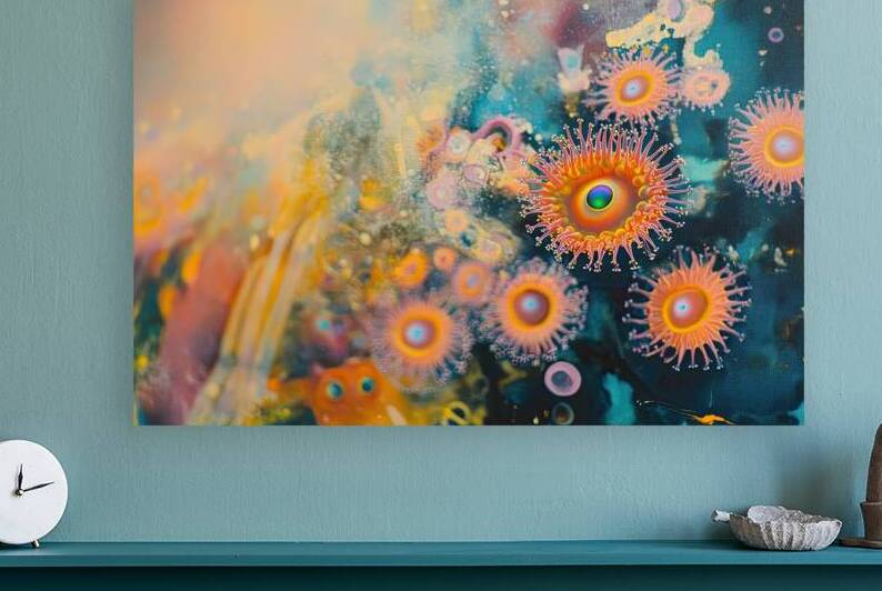 Coral Bloom Symphony H2N9P2 60 by Abstract Rebellion