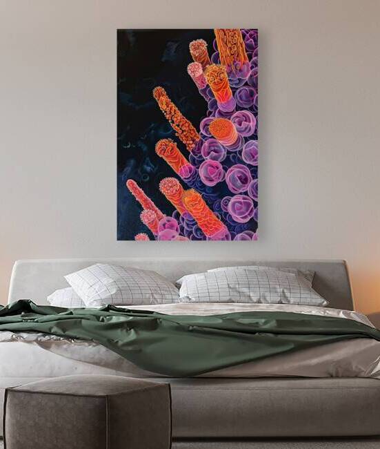 Coral Bloom Nocturne P2D93H 60 by Abstract Rebellion