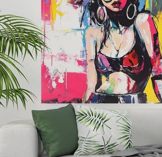 Cool Gaze Girl 7H3N2P 55 by Abstract Rebellion