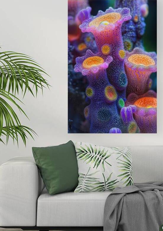 Coral Bloom Symphony H2N9P2 69 by Abstract Rebellion