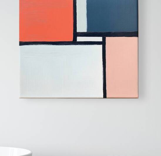 Coral And Blue Study H92N5Z 49 by Abstract Rebellion