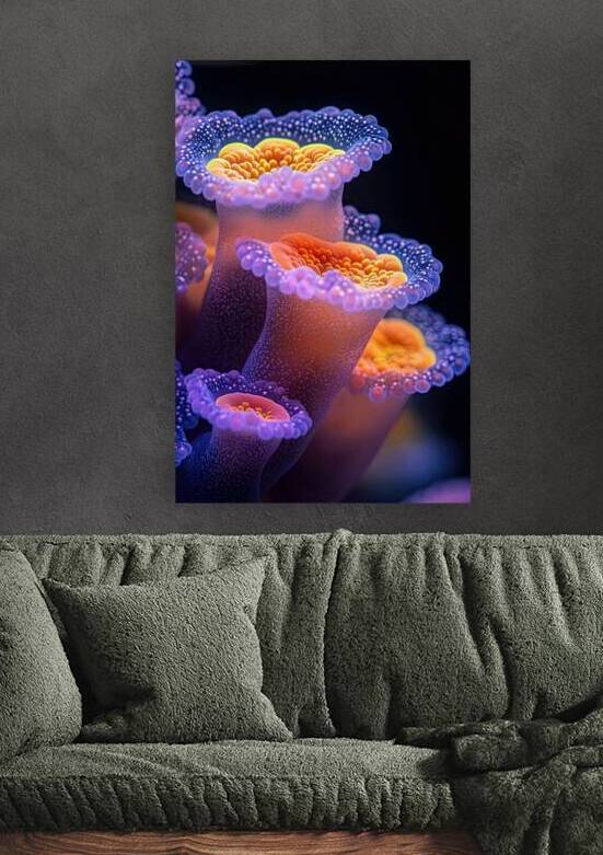 Coral Bloom Twilight H9P4N2 62 by Abstract Rebellion