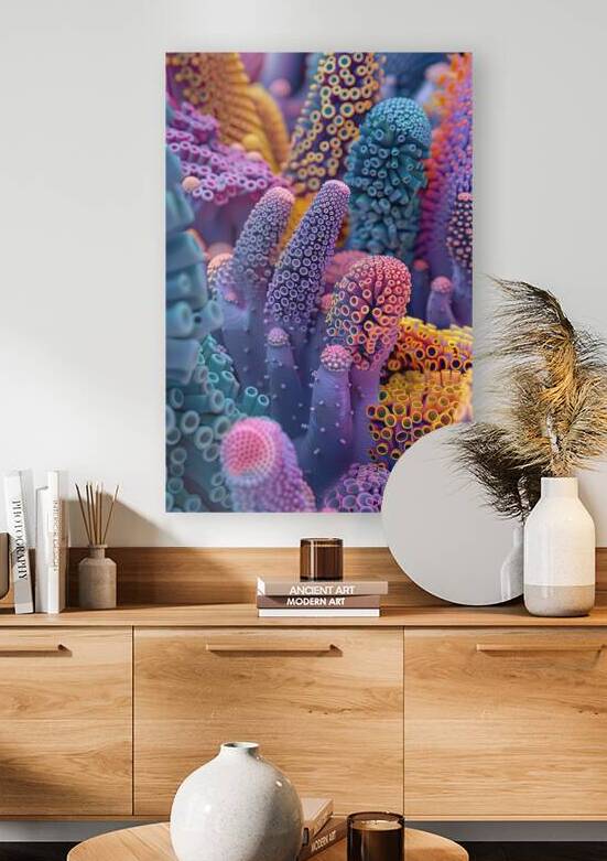 Coral City Bloom 2P9H7N 62 by Abstract Rebellion