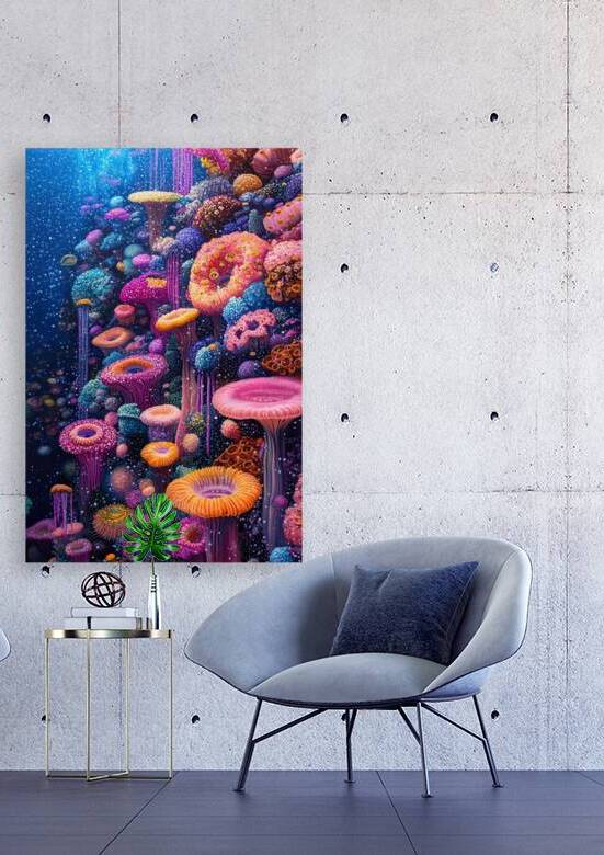 Coral City Bloom H92P3Z 62 by Abstract Rebellion