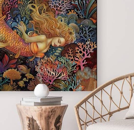 Coral Dreams Mermaid 7H3N92 45 by Abstract Rebellion