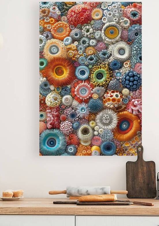 Coral Garden Bloom H2N5P9 62 by Abstract Rebellion