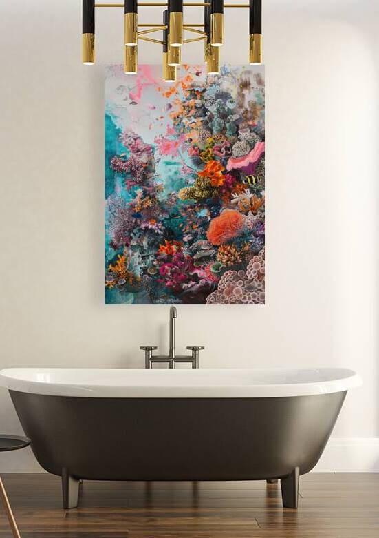 Coral Kingdom Bloom 9P3N4Z 62 by Abstract Rebellion