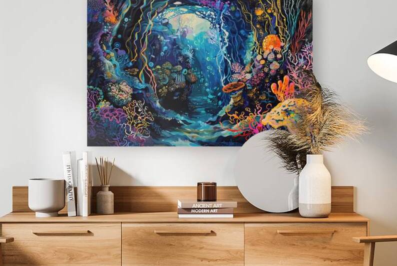 Coral Kingdom Glow 2P9DN 58 by Abstract Rebellion