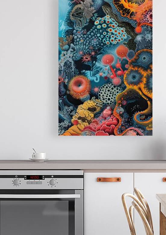 Coral Kingdom Bloom H92N5Z 66 by Abstract Rebellion