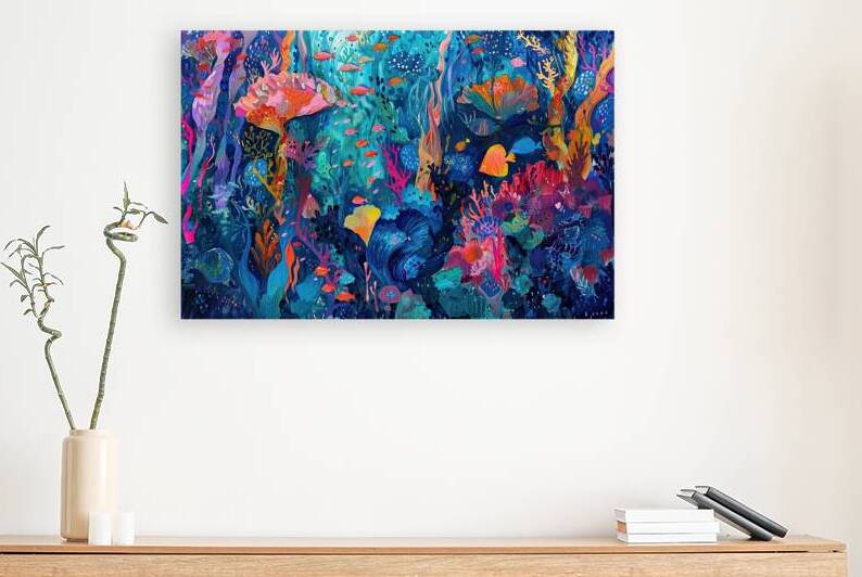 Coral Reef Symphony H2N9P2 50 by Abstract Rebellion