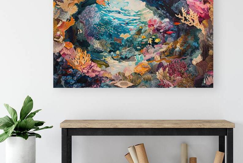 Coral Reef Symphony H2N9P2 68 by Abstract Rebellion