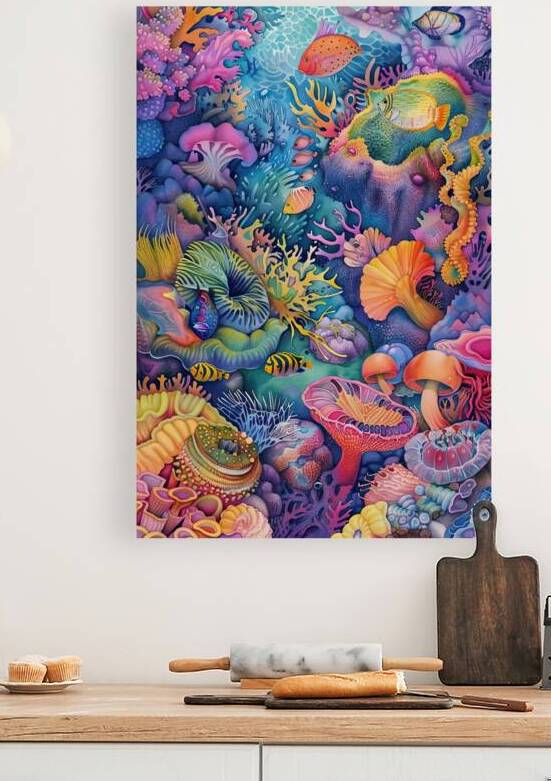 Coral Reef Symphony H2N9P2 65 by Abstract Rebellion