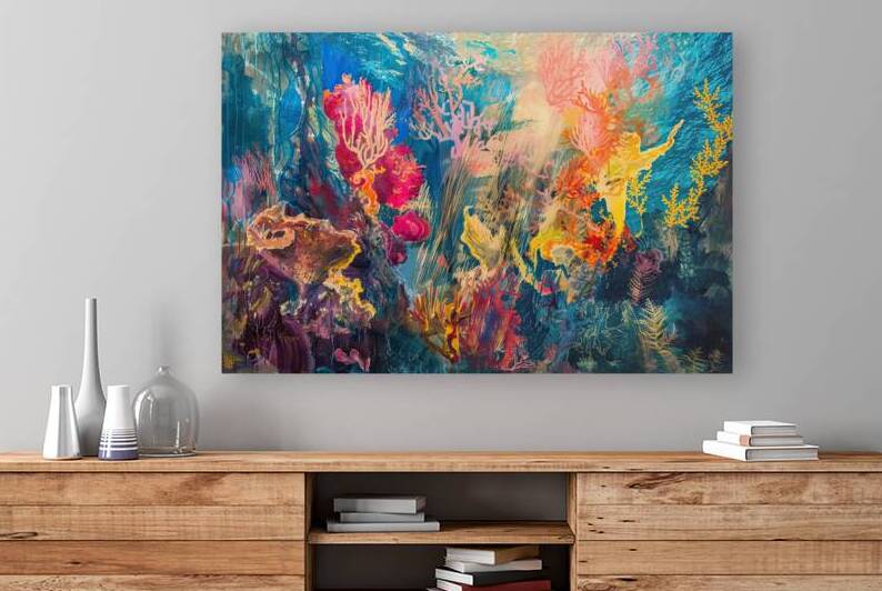 Coral Reef Symphony H3N9C2 63 by Abstract Rebellion