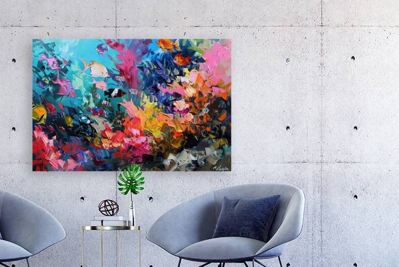 Coral Reef Symphony H3N9P2 55 by Abstract Rebellion