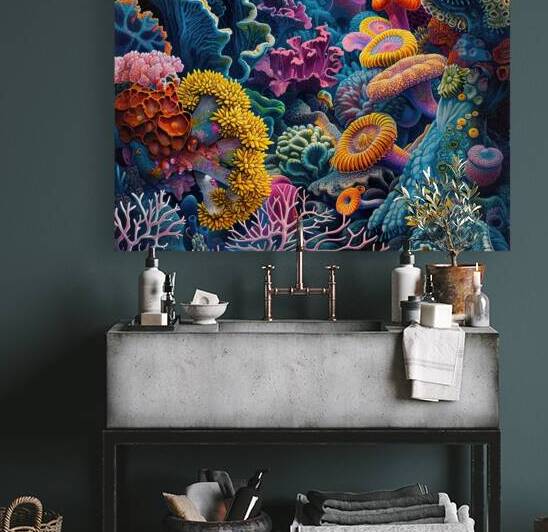 Coral Reef Symphony H3N9P2 65 by Abstract Rebellion