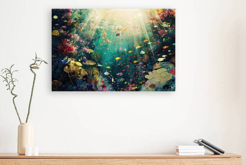 Coral Reef Symphony J9P3N2 45 by Abstract Rebellion