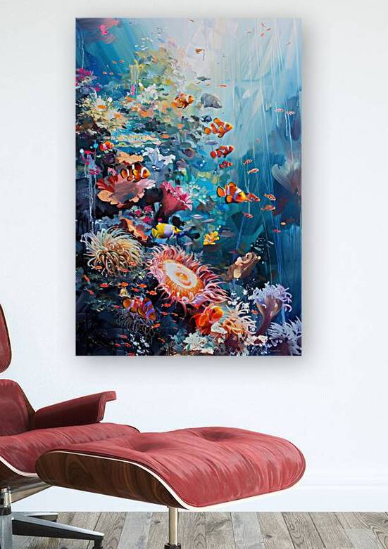 Coral Reef Vibrance 7P3N9H 58 by Abstract Rebellion