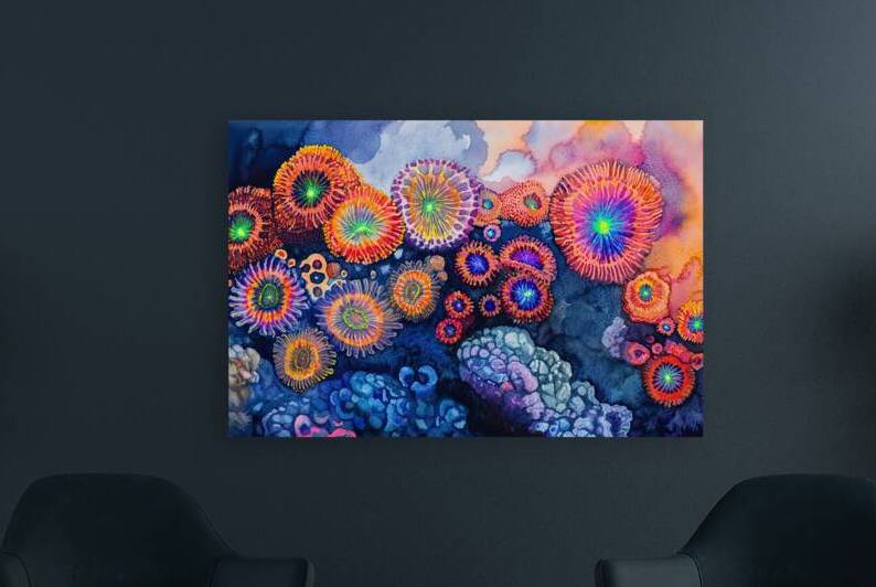 Coral Reef Vibrance 92HKJ 60 by Abstract Rebellion