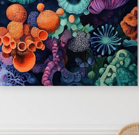 Coral Reverie H9P4NZ 62 by Abstract Rebellion