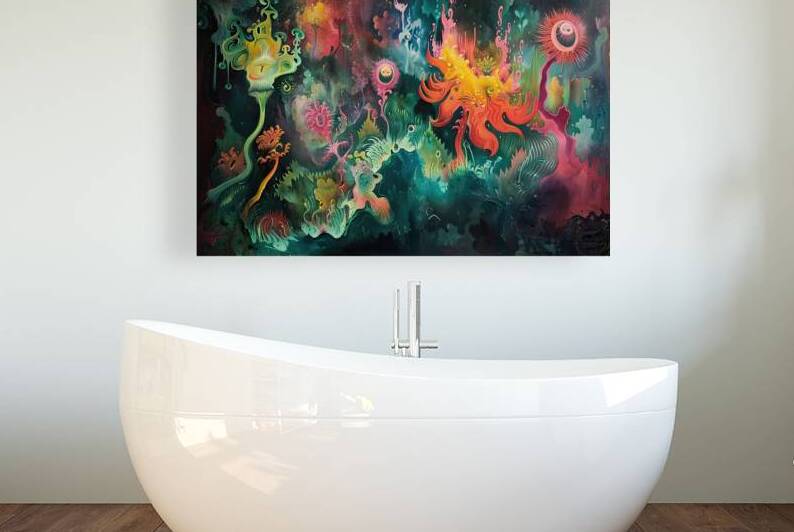 Cosmic Bloom 29H4N7 60 by Abstract Rebellion