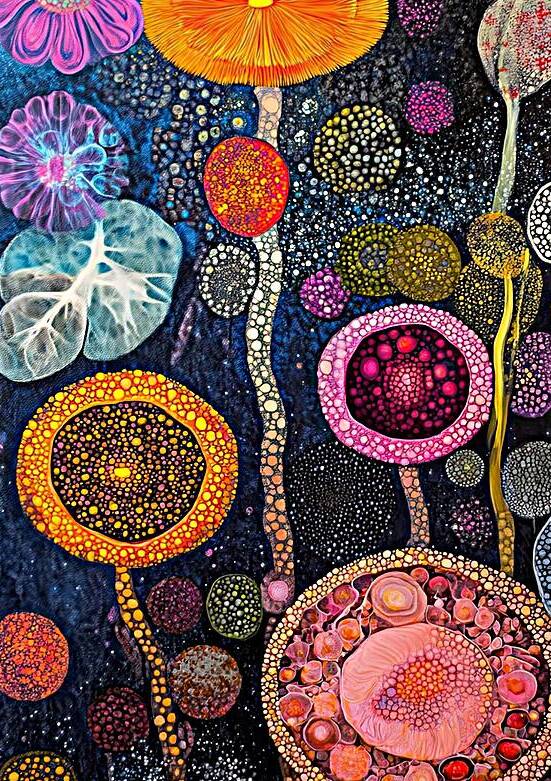 Cosmic Bloom 79HNPZ 62 by Abstract Rebellion