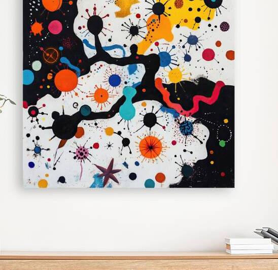 Cosmic Bloom Across Void J9P4H2 55 by Abstract Rebellion