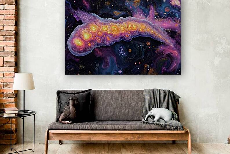 Cosmic Bloom Across Void H9P4Z2 57 by Abstract Rebellion