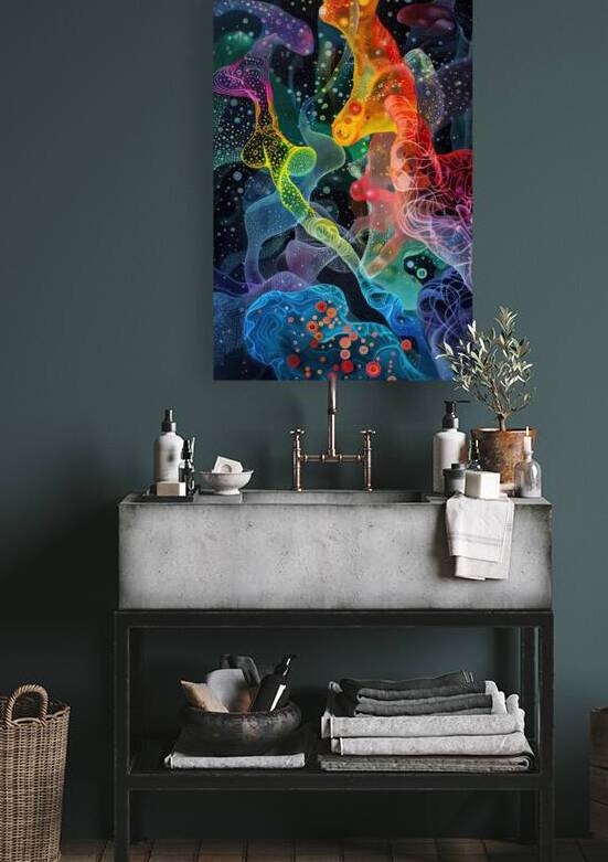 Cosmic Bloom Dance H9P4Z2 60 by Abstract Rebellion