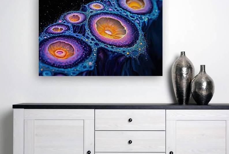 Cosmic Bloom Chain H92J5N 55 by Abstract Rebellion