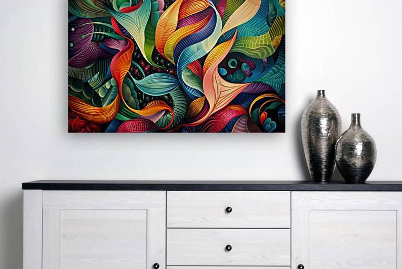 Cosmic Bloom Dance Y92H5N 60 by Abstract Rebellion