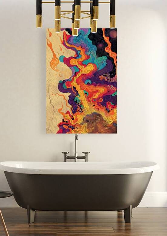 Cosmic Bloom Eruption Y92H5N 55 by Abstract Rebellion