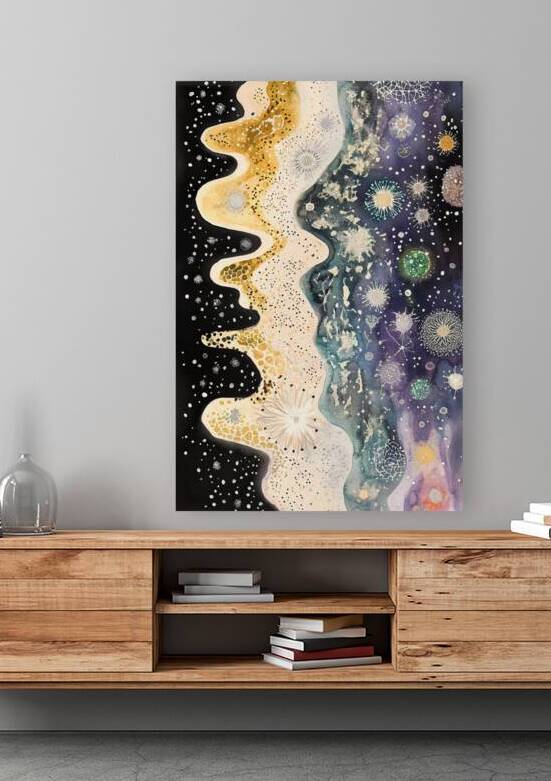 Cosmic Bloom Divide 92HNPZ 47 by Abstract Rebellion